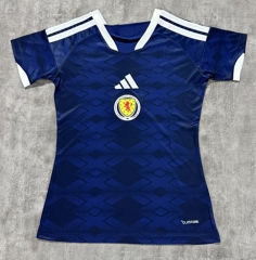 2026 World Cup Scotland Home Royal Blue Women Thailand Soccer Jersey AAA-4506