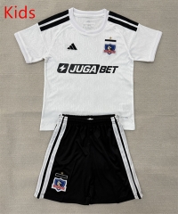 26-27 Colo-Colo Home White Kids/Youth Soccer Uniform-AY
