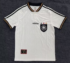 Retro Version 1996 Germany Home White Thailand Soccer Jersey AAA-3821