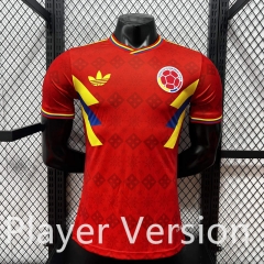(S-3XL) Player Version 26-27 Special Version Colombia Red Thailand Soccer Jersey AAA-4285