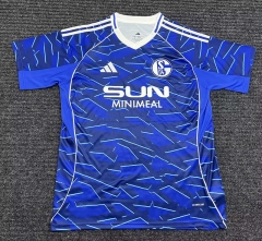 (S-4XL) 26-27 Schalke 04 Home Blue Thailand Soccer Jersey AAA-7209