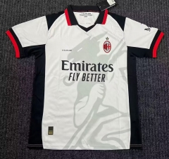 (S-4XL) 26-27 AC Milan 4th Away White Thailand Soccer Jersey-9899