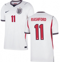 (S-4XL) 26-27 England Home White (RASHFORD #11) Thailand Soccer Jersey AAA