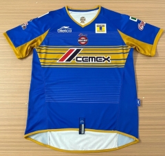 (S-3XL) Retro Version 2006 Tigres UANL Away Blue Thailand Soccer Jersey AAA-6895