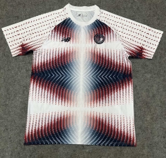 (S-4XL) 26-27 Deportivo Toluca FC Blue&White Thailand Training Soccer Jersey AAA-9527