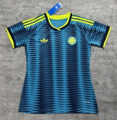 2026 Colombia Away Blue Thailand Women Soccer Jersey AAA-4506