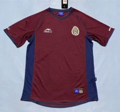 Retro Version 98 Mexico Maroon Thailand Soccer Jersey AAA-0664