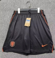 2026 World Cup Netherlands Home Black Thailand Soccer Shorts-0898