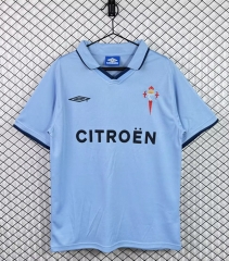 Retro Version 2001-2002 Celta de Vigo Blue Thailand Soccer Jersey AAA-3257