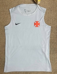 (S-4XL) 26-27 CR Vasco da Gama Light Grey Thailand Training Soccer Vest AAA-6149