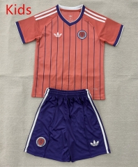 26-27 Scotland Away Pink&Orange Kids/Youth Soccer Uniform-AY