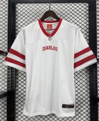 (S-4XL) 26-27 Loose Version Deportivo Toluca FC White Thailand Soccer Jersey AAA-5982