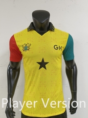 Player Version 26-27 Special Edition Ghana Yellow Thailand Soccer Jersey AAA-0871