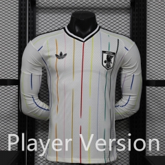 (S-3XL) Player Version 26-27 Japan Away White LS Thailand Soccer Jersey AAA-888