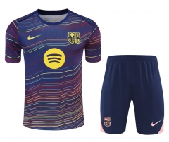 26-27 Barcelona Blue Thailand Soccer Uniform-418