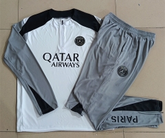 26-27 Jordan Paris SG White Thailand Soccer Tracksuit-815