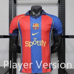 (S-3XL) Player Version 26-27 Retro Casual Version Barcelona Red&Blue Thailand Soccer Jersey AAA-888