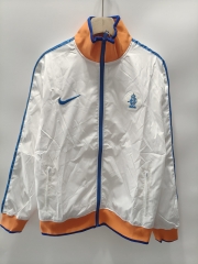 Retro Version 10-11 Netherlands White Thailand Trench Coats With Hat-0255
