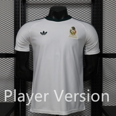 (S-3XL) Player Version 26-27 Retro Casual Version Mexico White Thailand Soccer Jersey AAA-888