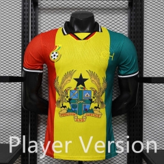 Player Version 26-27 Special Edition Ghana Yellow&Red&Green Thailand Soccer Jersey AAA-888