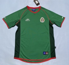 Retro Version 98 Mexico Green Thailand Soccer Jersey AAA-0664