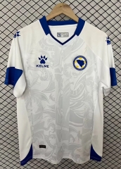 (S-4XL) 26-27 Bosnia and Herzegovina Away White Thailand Soccer Jersey AAA-2044