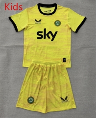 26-27 Ireland Goldkeeper Yellow Kids/Youth Soccer Uniform-AY