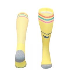 26-27 Curaçao Away Yellow Thailand Soccer Socks
