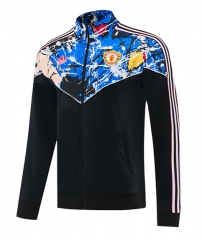 26-27 Manchester United Black&Blue Thailand Soccer Jacket-LH