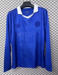 (S-4XL) 26-27 Special Version DSC Arminia Bielefeld Blue LS Thailand Soccer Jersey AAA-2044
