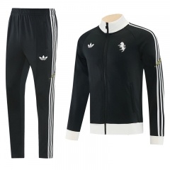 26-27 Juventus FC Black Thailand Soccer Jacket Uniform-LH