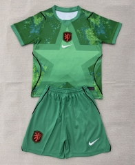 26-27 Netherlands Goalkeeper Green Soccer Uniform-AY