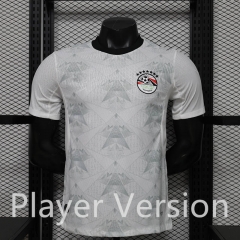 (M-3XL) Player Version 26-27 Egypt Away White Thailand Soccer Jersey AAA-888