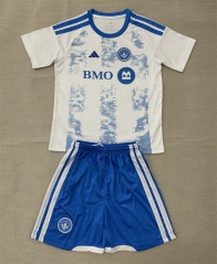 26-27 Montreal Away White&Blue Soccer Uniform-AY
