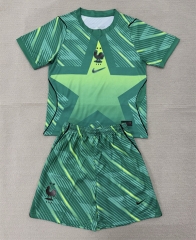 26-27 France Goalkeeper Green Soccer Uniform-AY