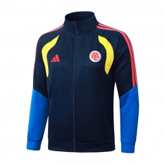 26-27 Colombia Royal Blue Thailand Soccer Jacket-815