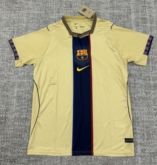 (S-4XL) 26-27 Retro Version Barcelona Muddy Yellow Thailand Soccer Jersey AAA-4506
