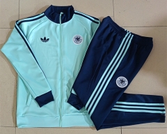 26-27 Germany Light Green Thailand Soccer Jacket Unifrom-815