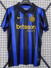(S-4XL) 26-27 Inter Milan Home Blue&Black Thailand Soccer Jersey AAA