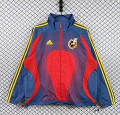 Retro Version 06-07 Spain Red&Blue Thailand Trench Coats-3257